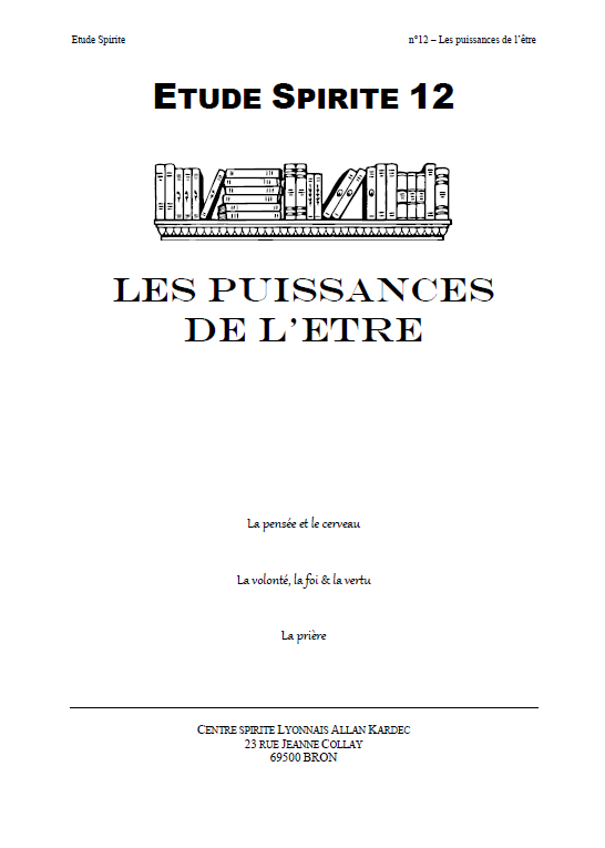 Etude n°12 - Les puissances de l'être