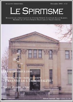 Bulletin 15 - Décembre 2003