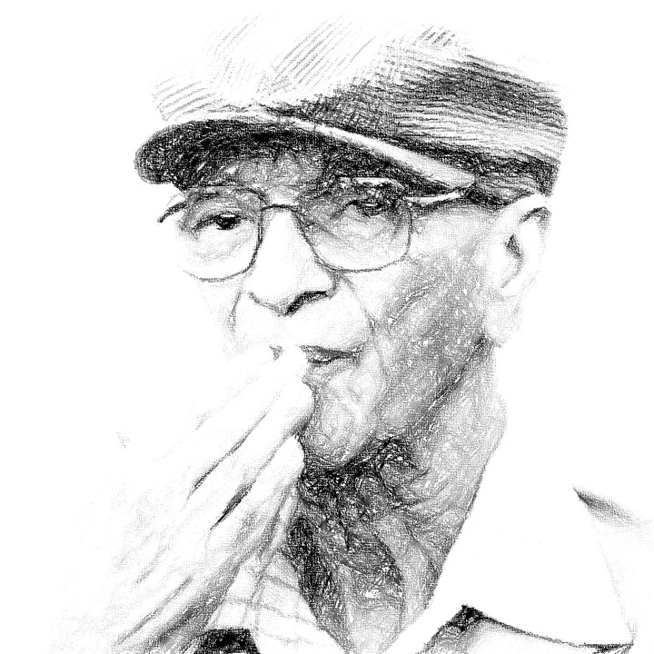 chico xavier noir blanc