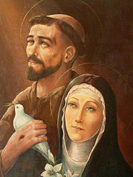 Saint-François d'Assise et Clara d'Assise
