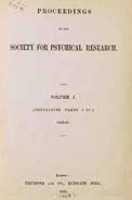 Proceedings of the S. P. R