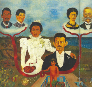  Frida Kahlo 1936: Mes grands-parents, mes parents et moi