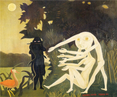  La charmeuse de serpents de Brauner