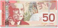  billet canadien